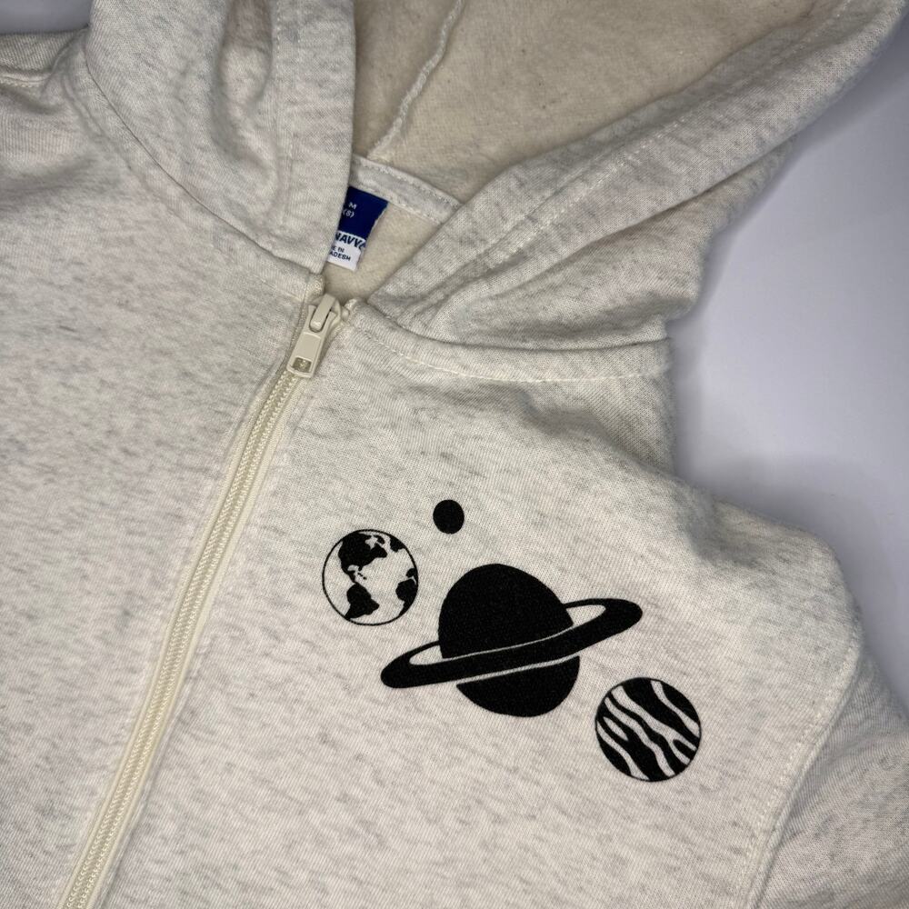 Old Navy Boys Space Hooded Sweatshirt - Size M (8)
